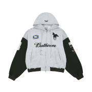 Protocol Index Buttivore Zip Hoodie White Melange