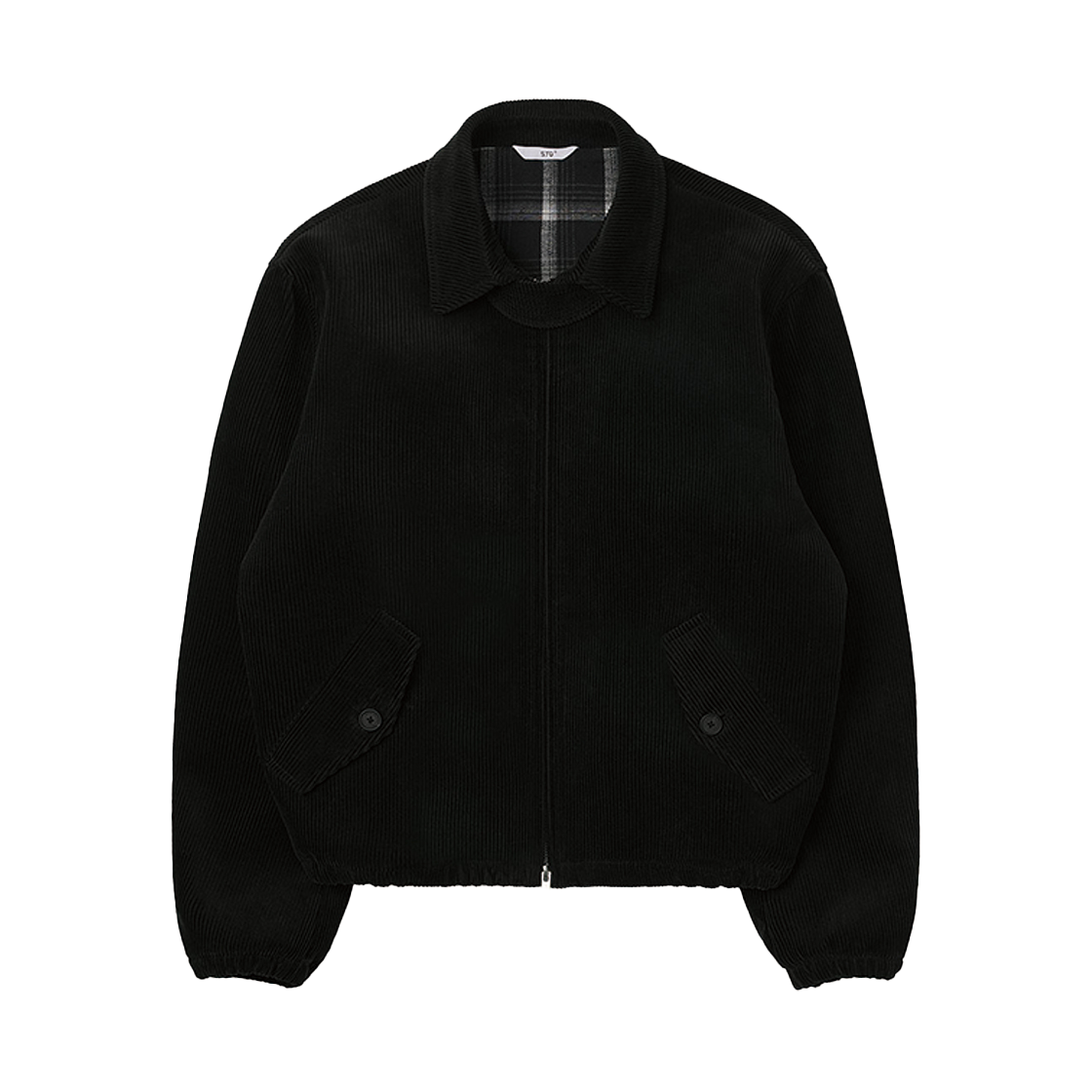 에스티유 스트랩 코듀로이 자켓 블랙(STU Strap Corduroy Jacket Black)
