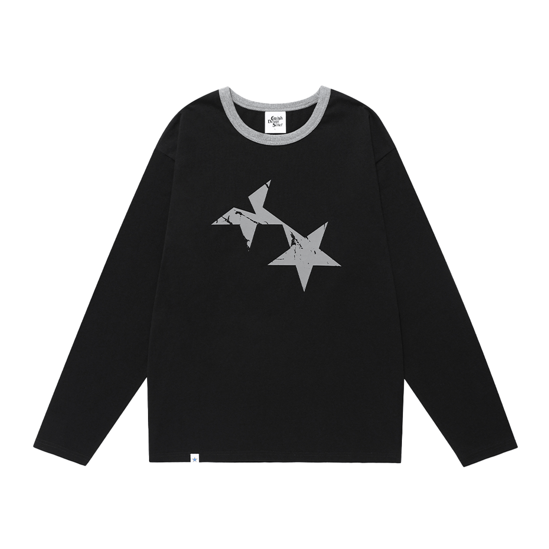 CV2FFUT577ABK CAVISH Twin Star Ls Tee Black
