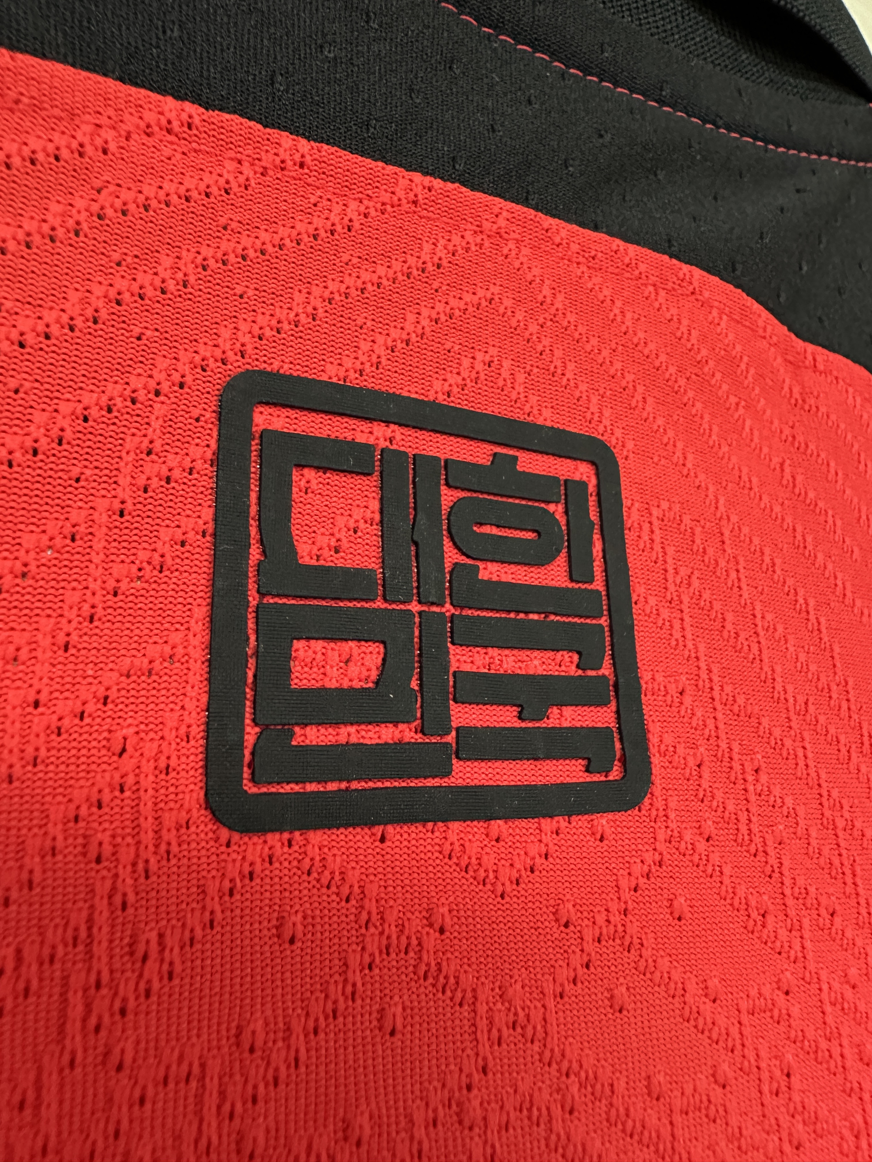 Nike Korea 2022/23 Dri-Fit ADV Player Issue Home SS Jersey Global Red - Asia (Non Marking Ver.), Nike Korea Dri-Fit Stadium Home SS Jersey Global Red - Asia (Non Marking Ver.) 착용 스타일 - 6