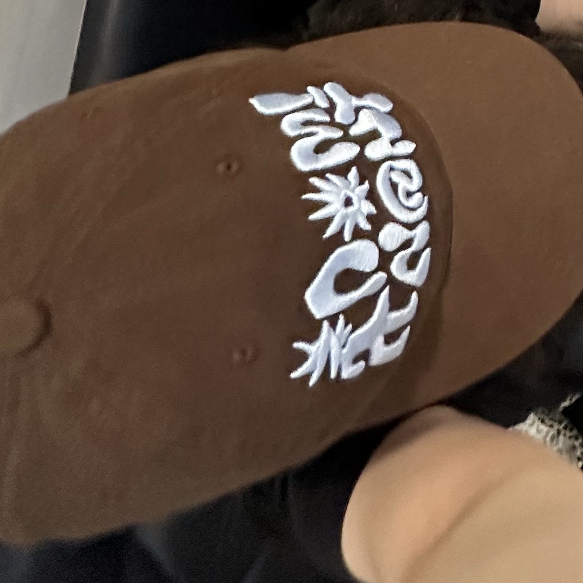 Dominant Star Kids Cap Brown 착용 스타일