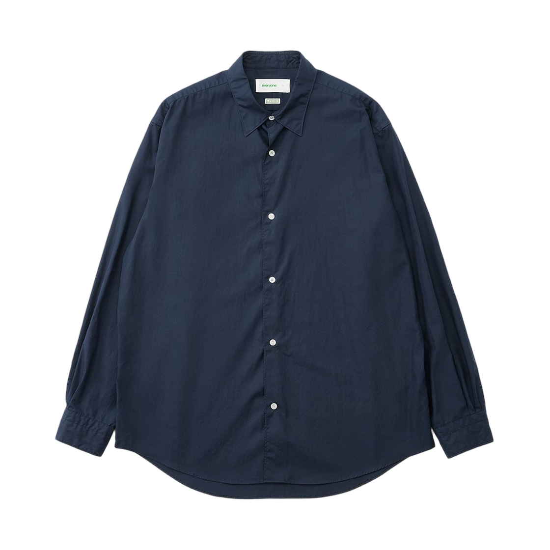 아프레스 포 에브리원 레귤러 칼라 셔츠 네이비(A.Presse For everyone Regular Collar Shirt Navy)