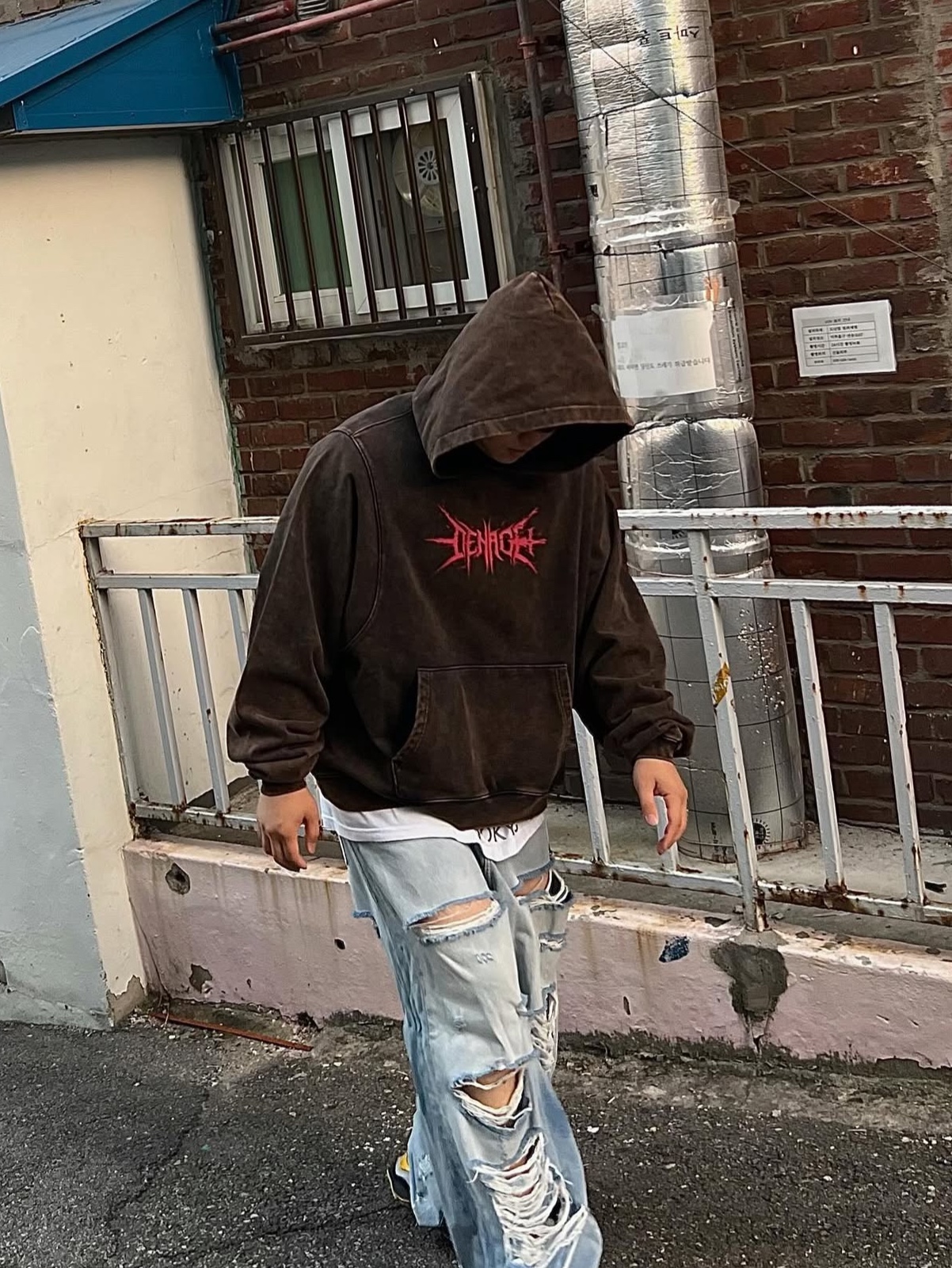 Stussy x Takahiromiyashita The Soloist 40 WT T-Shirt 착용 스타일