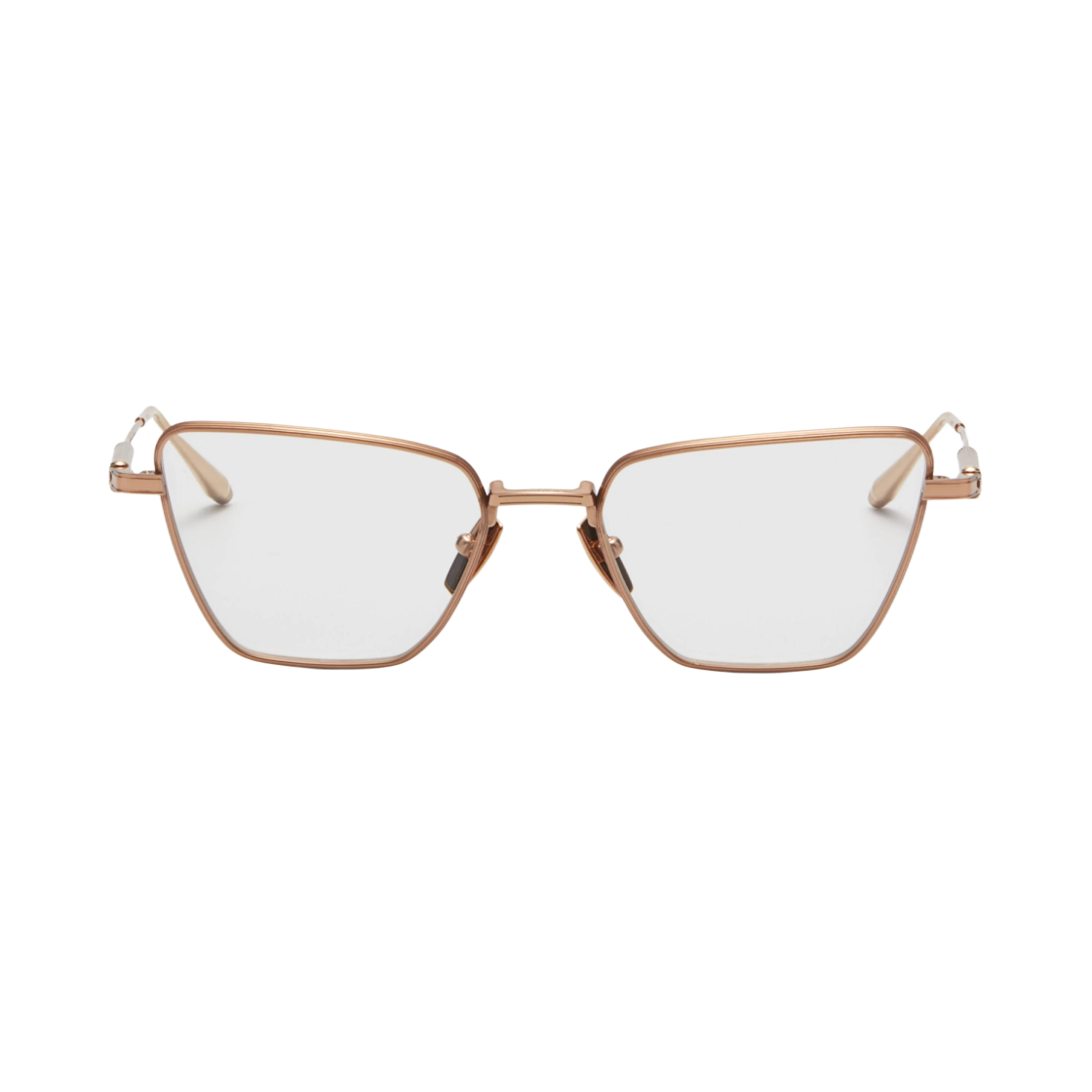 아코니 베가 로즈 골드 브러쉬드 화이트 골드 클리어 렌즈(Akoni Vega Rose Gold Brushed White Gold Clear Lenses) - 2