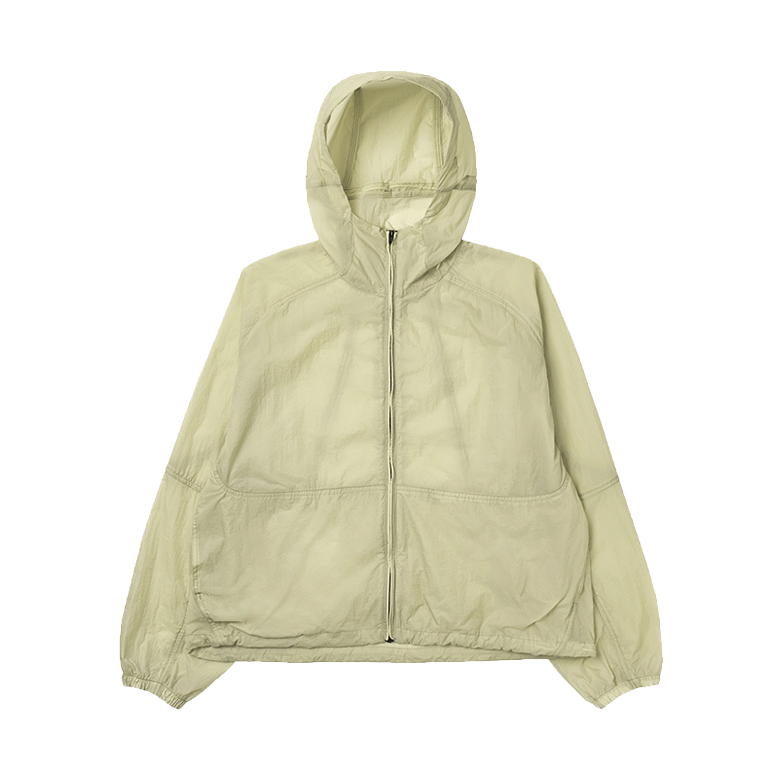 에스티유 라운드 컷 윈드브레이커 베이지(STU Round Cut Windbreaker Beige)