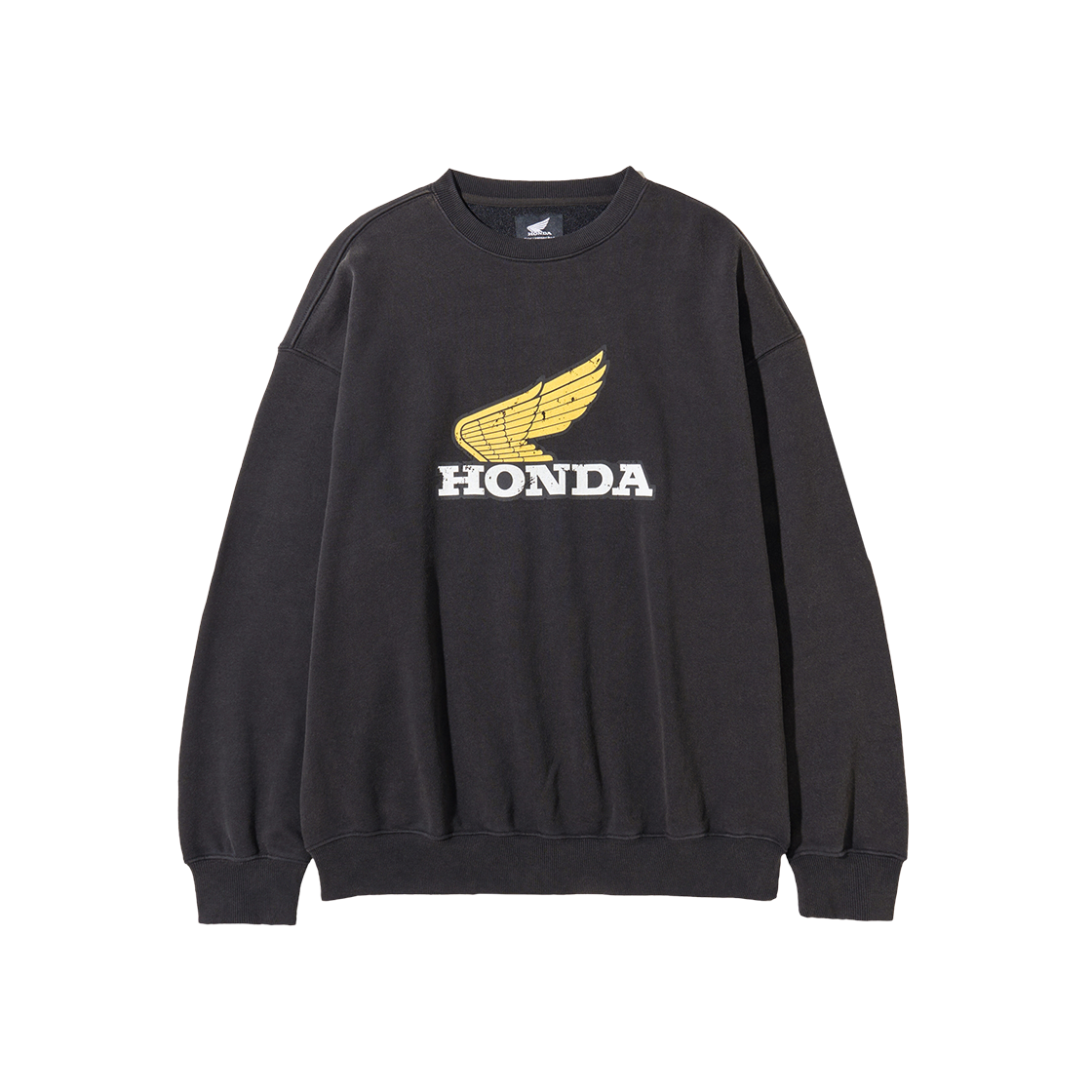 HFF1CR301ABK Honda Vintage Logo Sweat Shirt Black