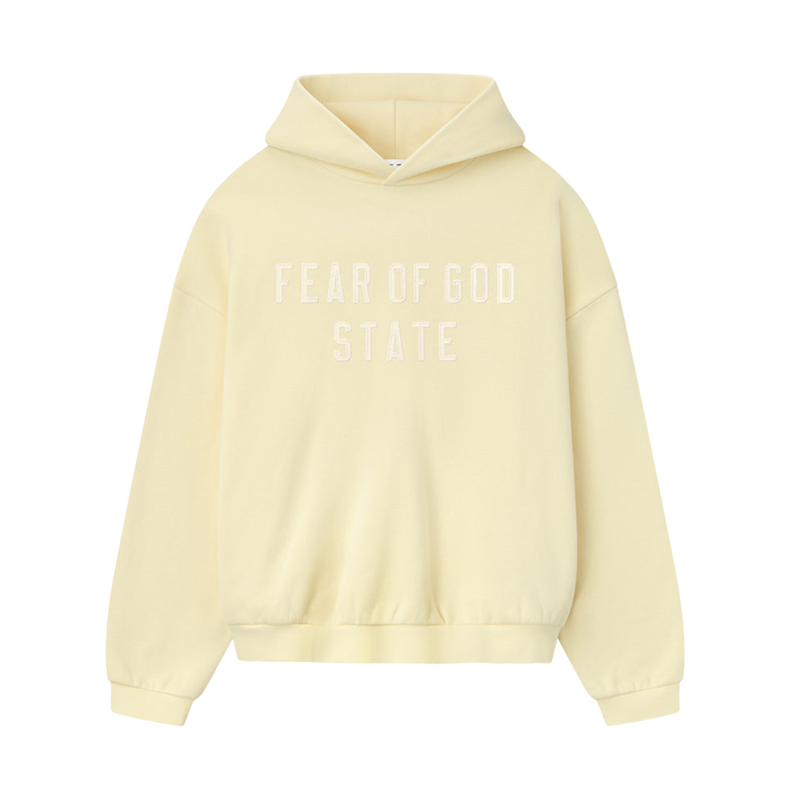 - Essentials 90's Fleece Hoodie Garden Yellow - 25FW