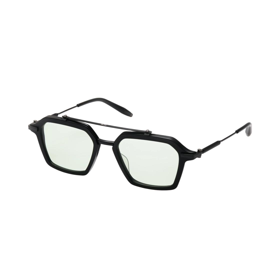 아코니 아카리 매트 블랙 매트 블랙 블랙 로듐 라이트 올리브 렌즈(Akoni Akari Matte Black Matte Black Black Rhodium Light Olive Lenses)