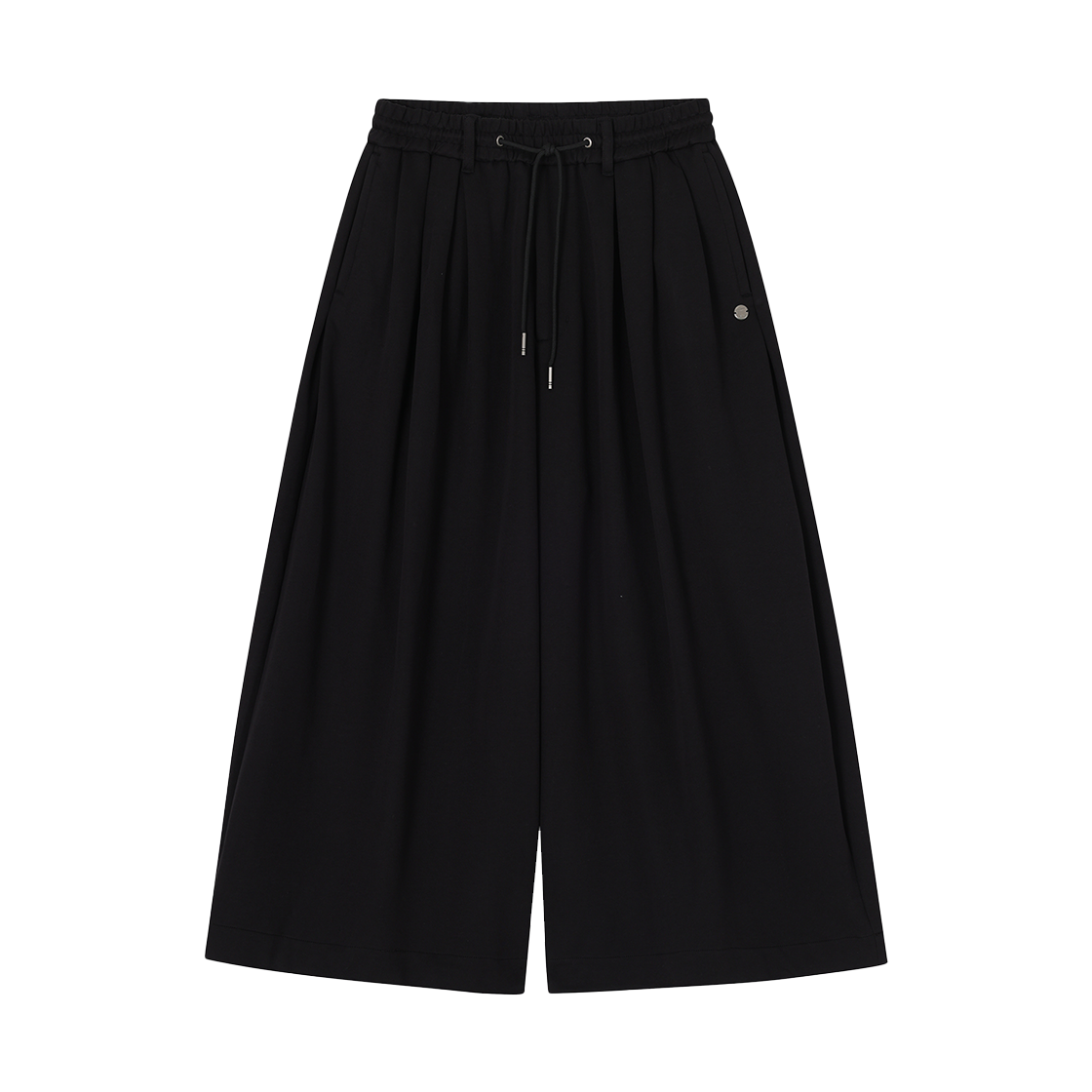 SH5PT542BK SONGZIO HOMME Wide Crop Sweat Pants Black