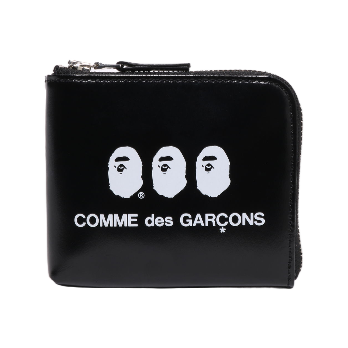 베이프 x 꼼데가르송 오사카 월렛 블랙(BAPE x Comme Des Garcons Osaka Wallet Black)
