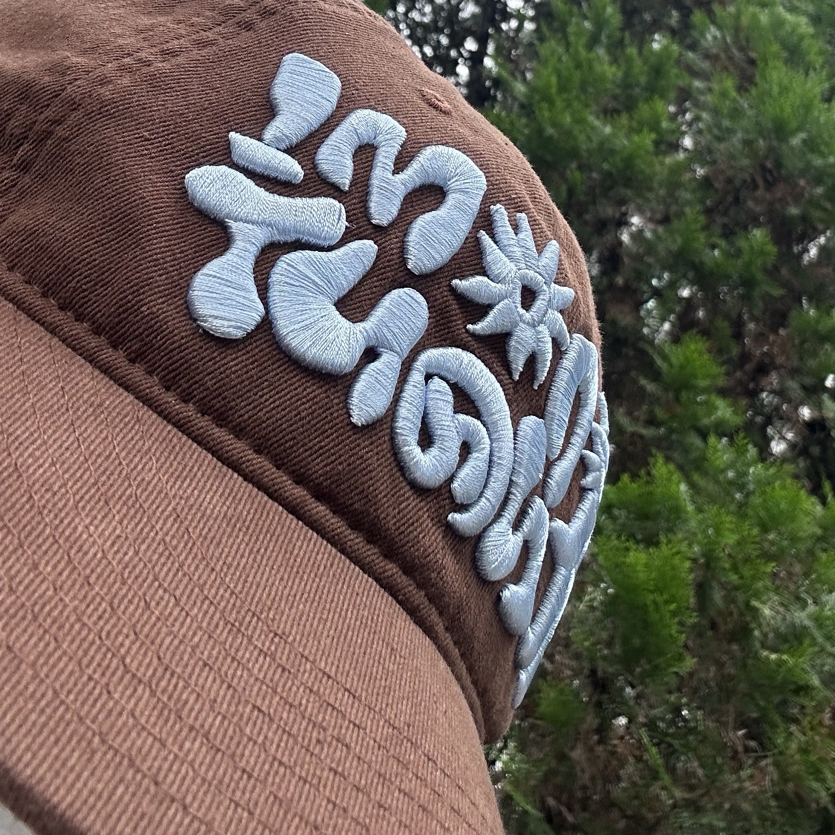 Dominant Star Kids Cap Brown 착용 스타일