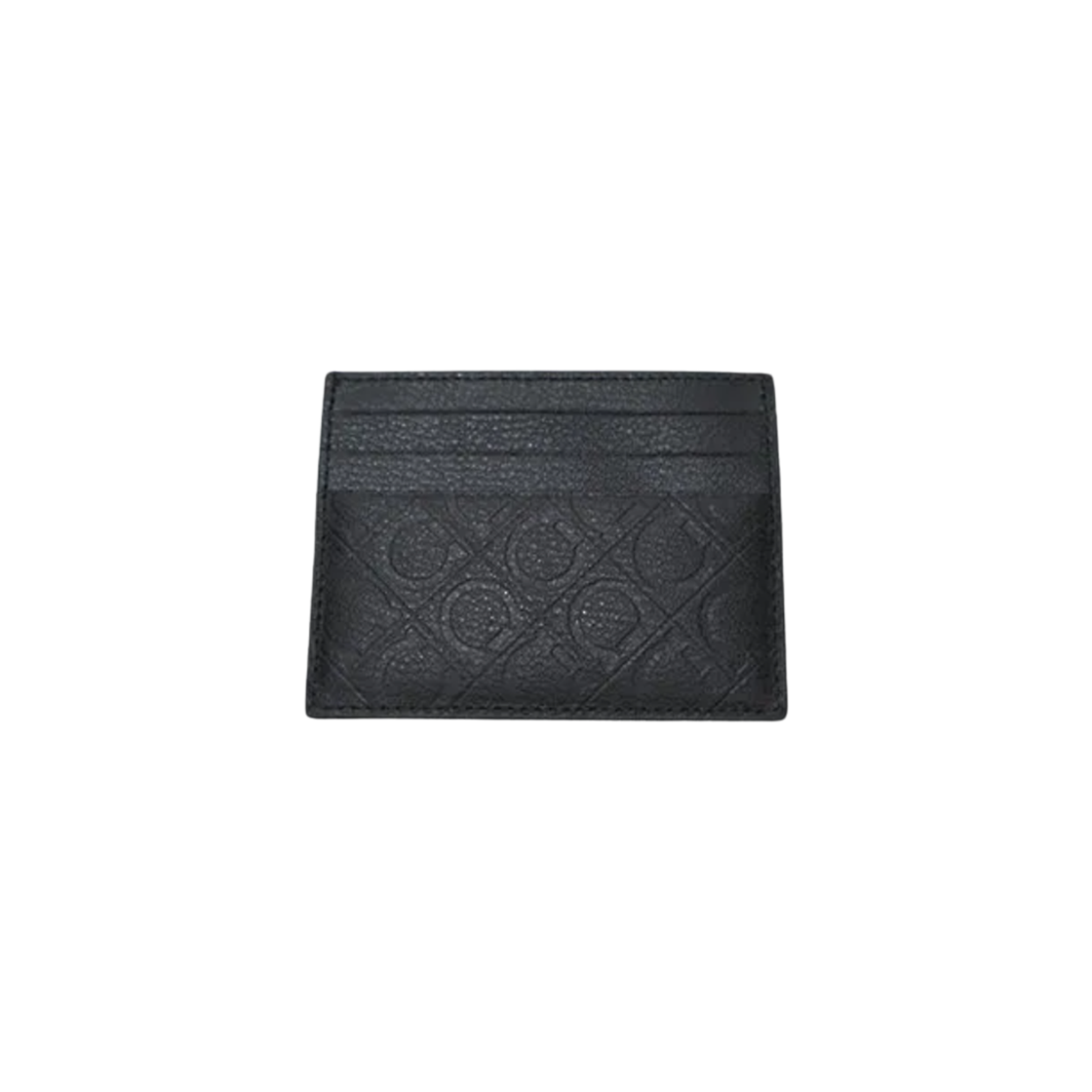 661657-783760 Ferragamo Leather Card Holder Black
