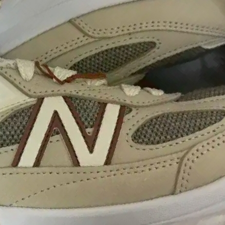 New Balance x Loro Piana 990v6 Made in USA Cream 착용 스타일