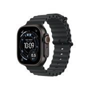 Apple Watch Ultra 3 49mm Black Titanium Case with Ocean Band Black (Korean Ver.)