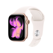 Apple Watch Series 11 42mm GPS Rose Gold Aluminum Case with Sport Band S/M Light Blush (Korean Ver.)