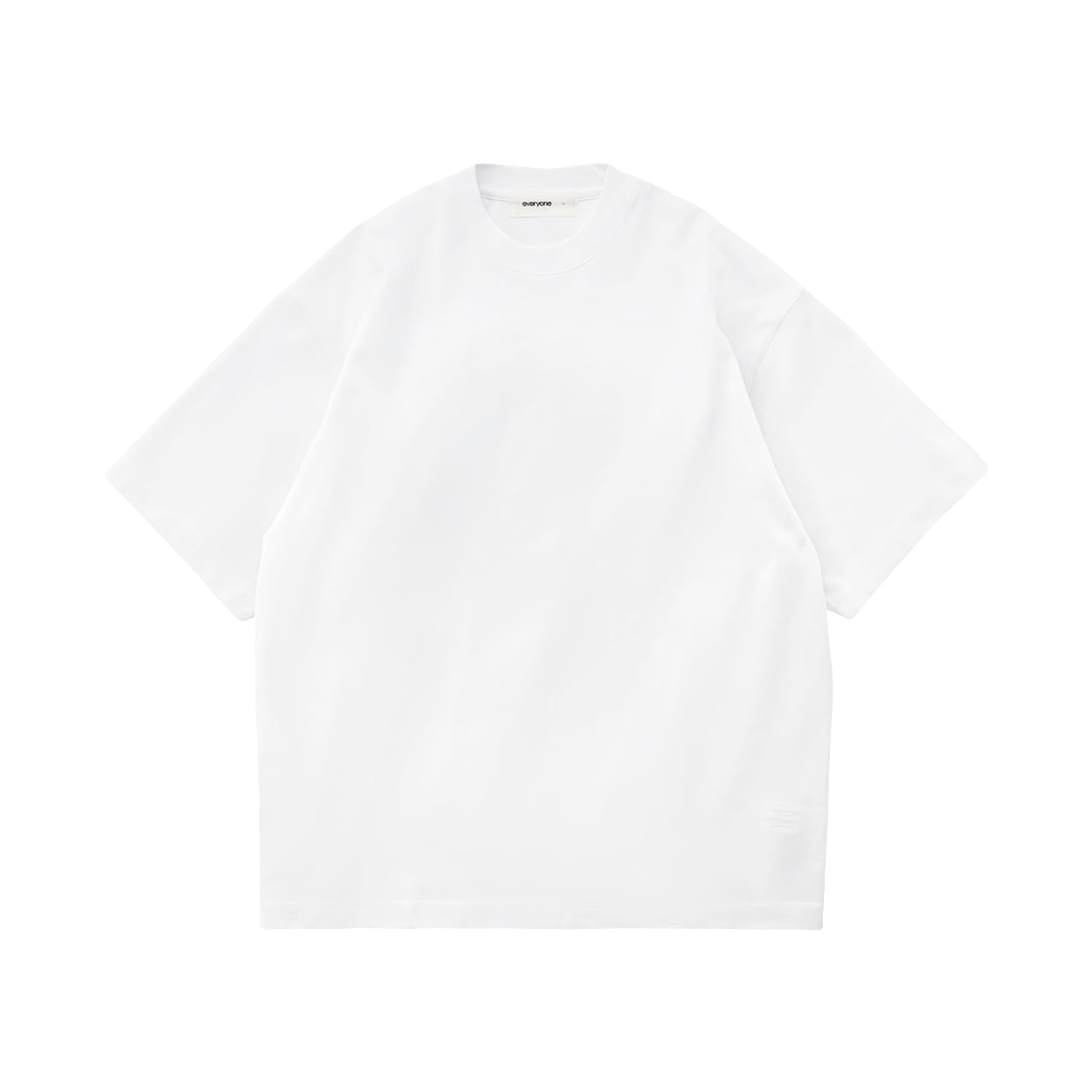 에브리원 코튼 숏슬리브 티셔츠 화이트(everyone Cotton Short Sleeve T-Shirt White)
