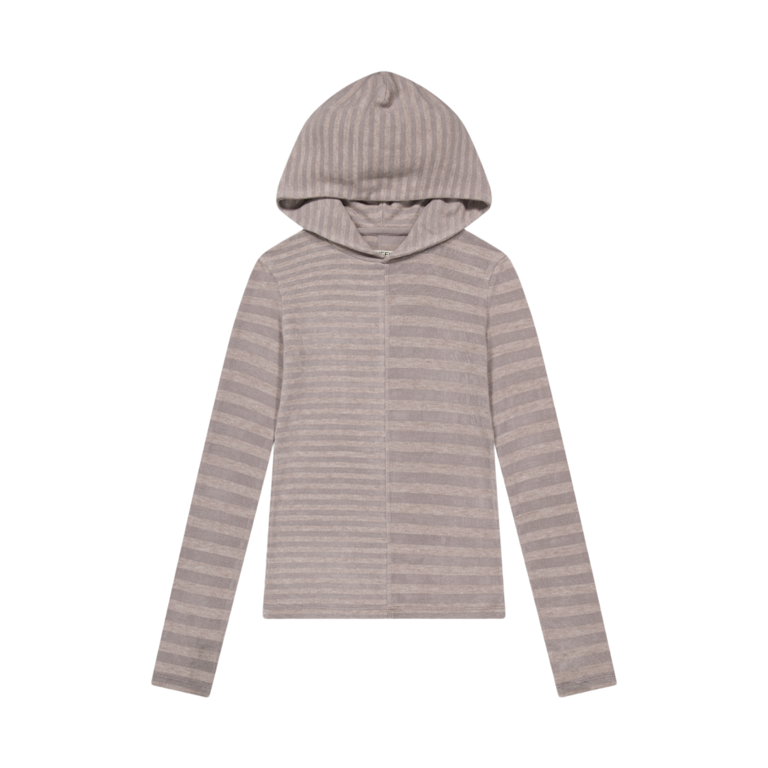 CY2503SWHO01 COYSEIO Mixed Stripe Hoodie Purple