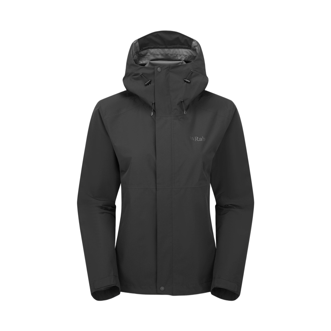 QWI-07 (W) Rab Downpour Waterproof Jacket Black