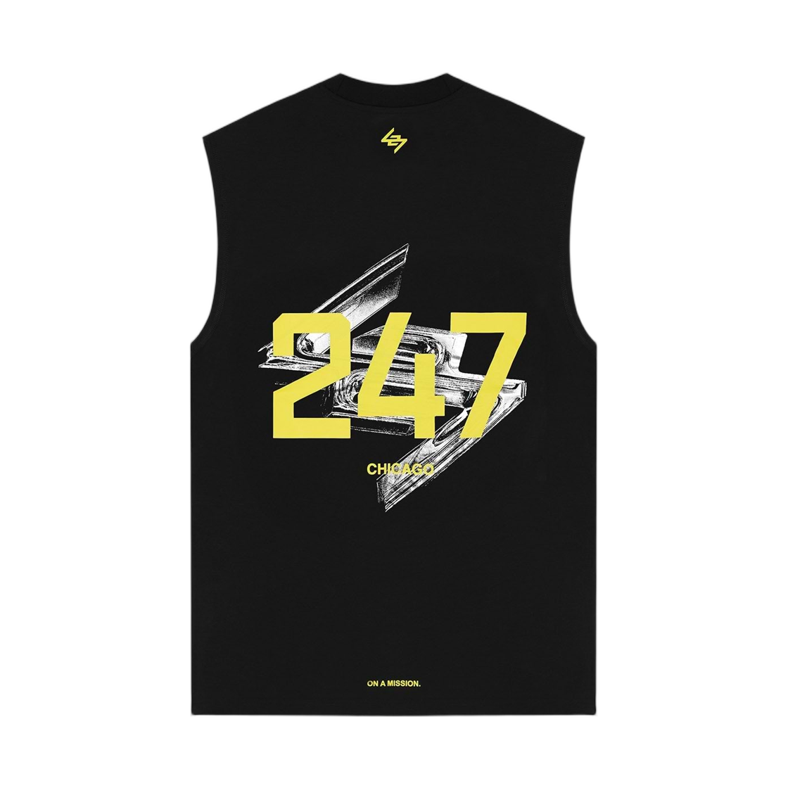 247리프레젠트 247 시카고 오버사이즈드 탱크 젯 블랙(247represent 247 Chicago Oversized Tank Jet Black)