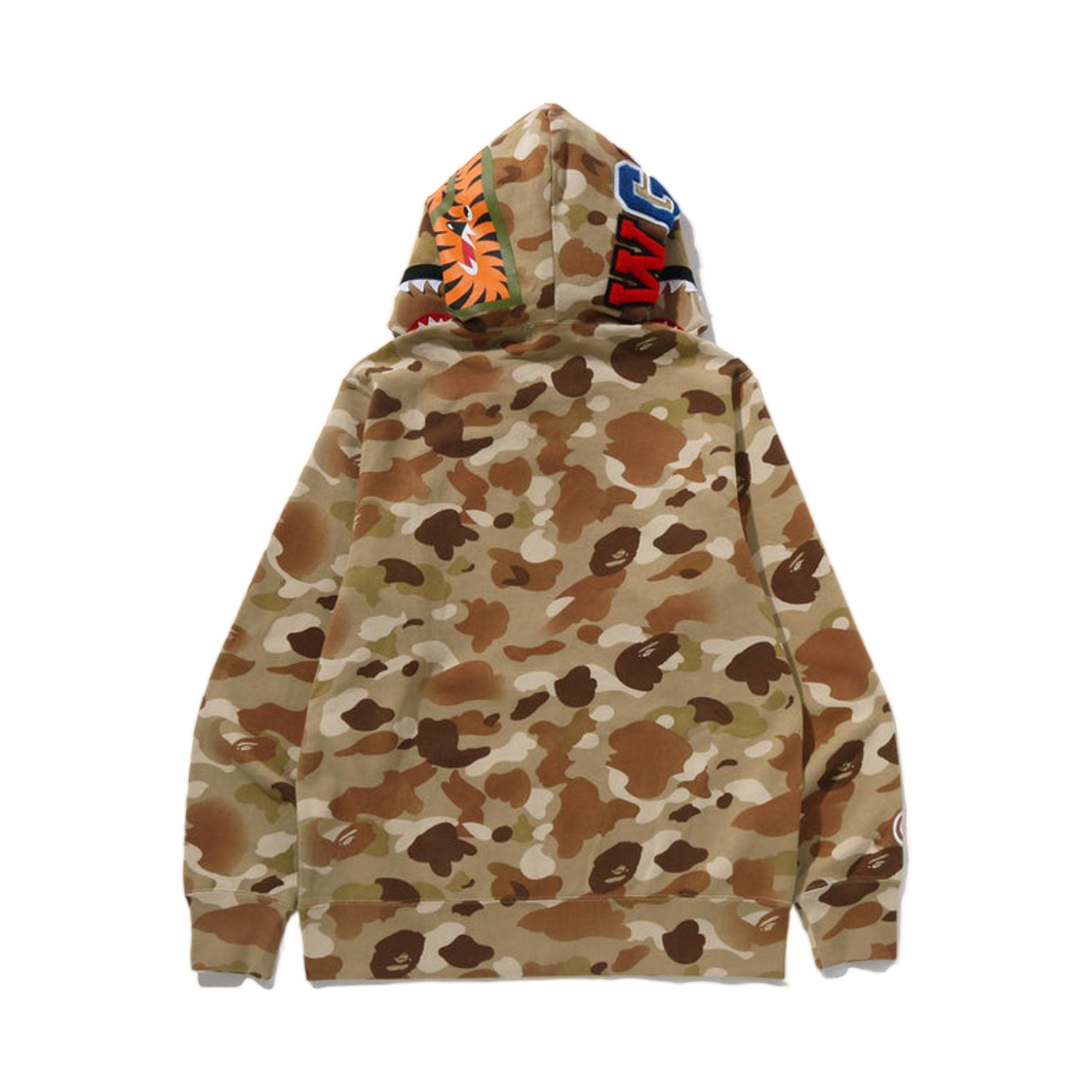베이프 그라데이션 카모 샤크 풀 집 후드 베이지(BAPE Gradation Camo Shark Full Zip Hoodie Beige) - 3