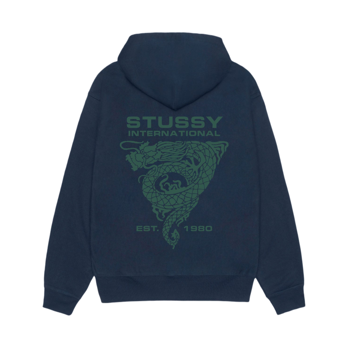 1925166 Stussy Dragon Hoodie Navy