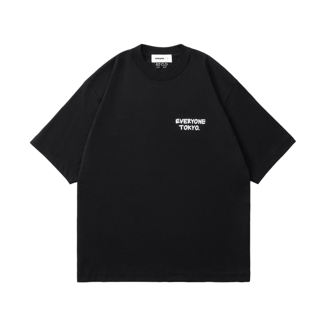 에브리원 제이 삼만 로고 숏슬리브 티셔츠 블랙(everyone J.30000 Logo Short Sleeve T-Shirt Black)
