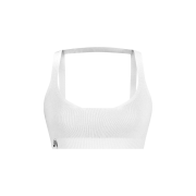 Juukiff Back Strap Bra In Mixed Cotton White