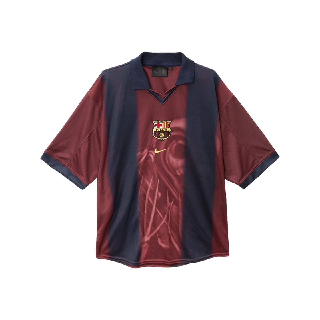 나이키 FC 바르셀로나 x 트래비스 스캇 레트로 2000/01 홈 스켈레톤 저지 멀티컬러 (논 마킹 버전)(Nike FC Barcelona x Travis Scott Retro 2000/01 Home Skeleton Jersey Multicolor (Non Marking Ver.))