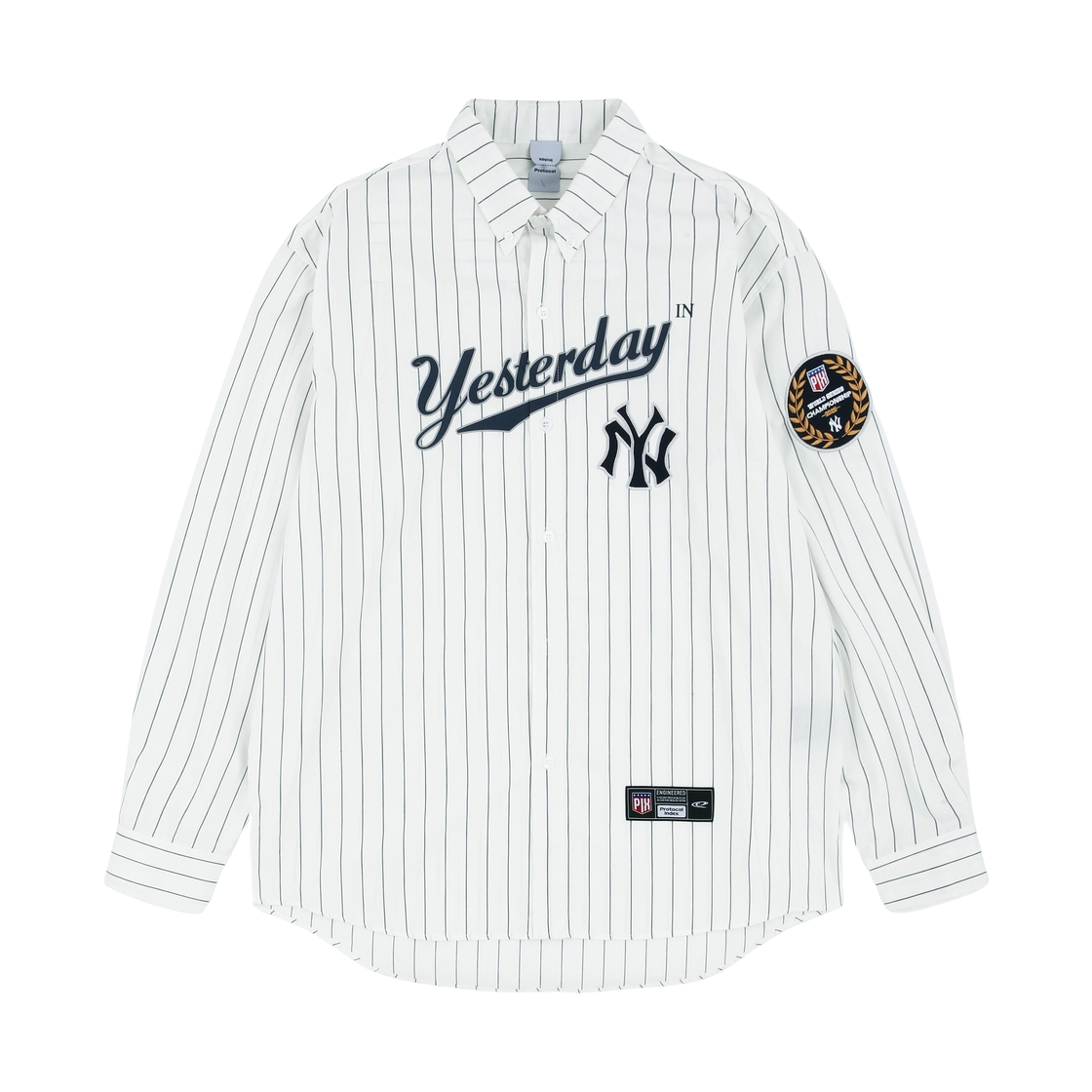 - Protocol Index Baseball Stripe Shirts White