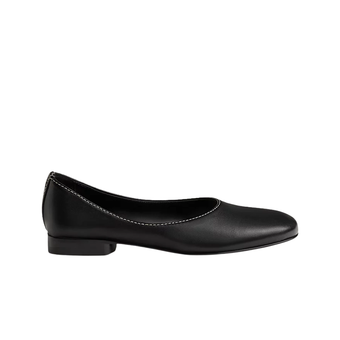 (W) 에르메스 리즈 발레 플랫 나파 & 누아((W) Hermes Liz Ballet Flats Nappa & Noir) - 1