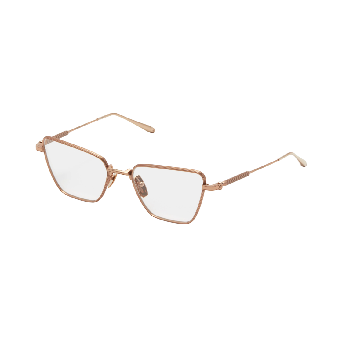 아코니 베가 로즈 골드 브러쉬드 화이트 골드 클리어 렌즈(Akoni Vega Rose Gold Brushed White Gold Clear Lenses)