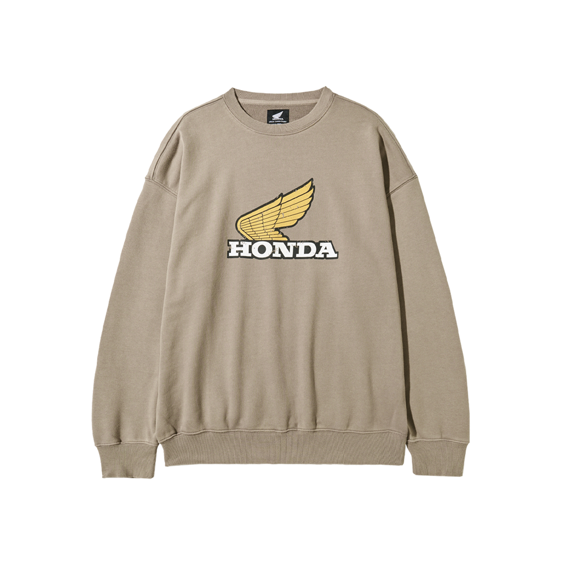 HFF1CR301ABR Honda Vintage Logo Sweat Shirt Brown