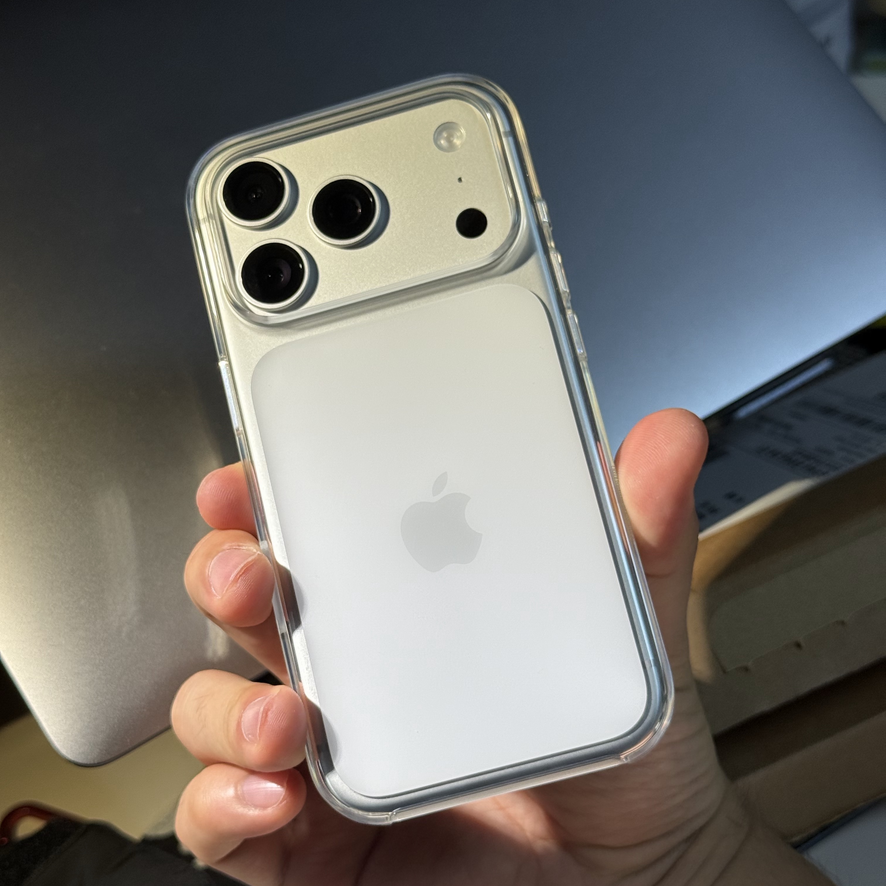 Apple iPhone 17 Pro 1TB Silver 착용 스타일