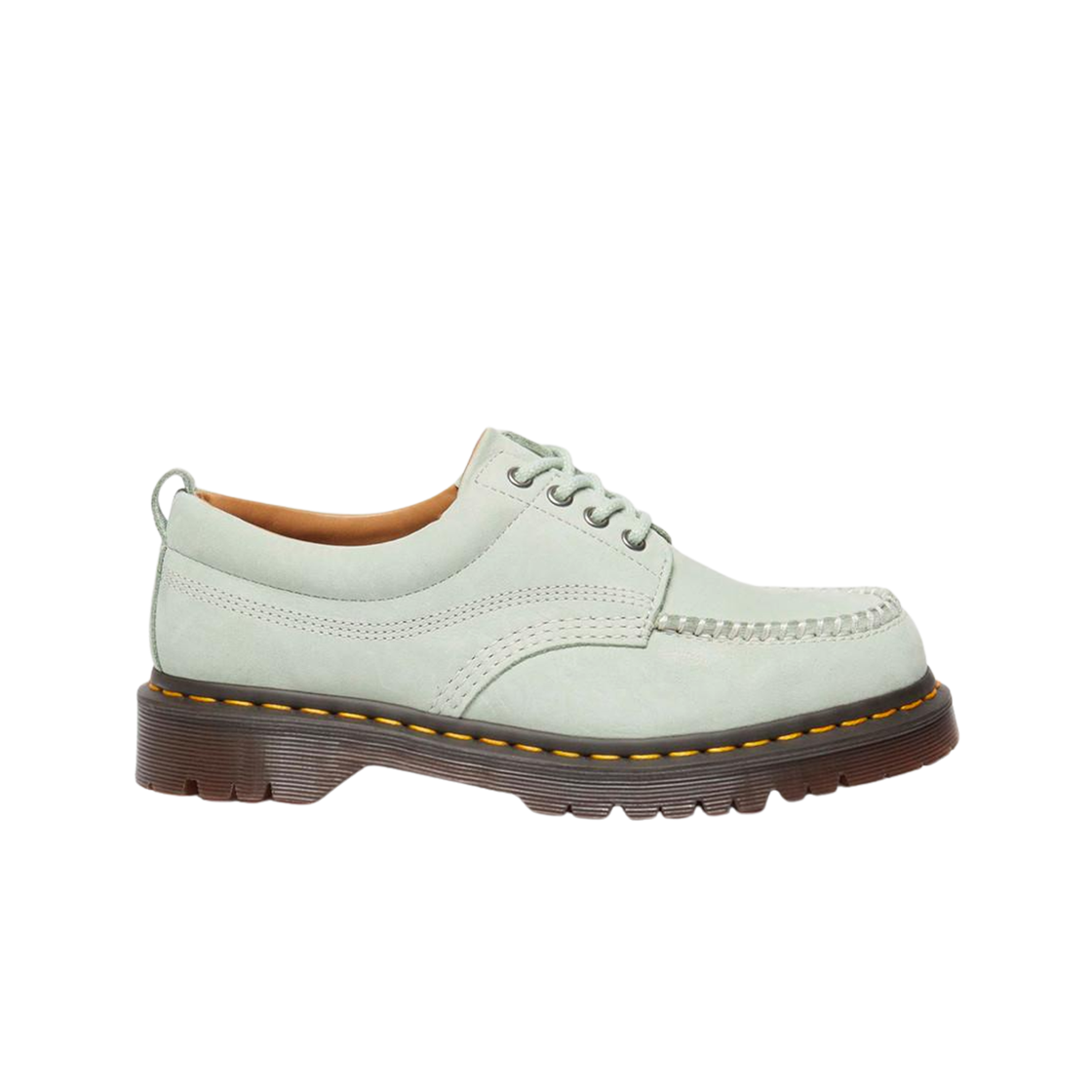 닥터마틴 로웰 버터소프트 레더 목 토 슈즈 세이지 그린(Dr. Martens Lowell Buttersoft Leather Moc Toe Shoes Sage Green)