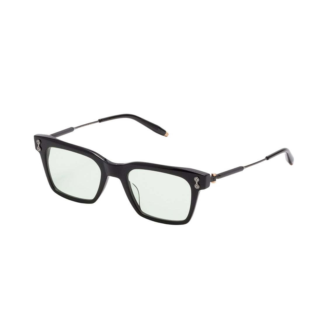 아코니 케플러 블랙 브러쉬드 블랙 라이트 올리브 렌즈 - 몰디드 핏(Akoni Kepler Black Brushed Black Light Olive Lenses - Molded Fit)