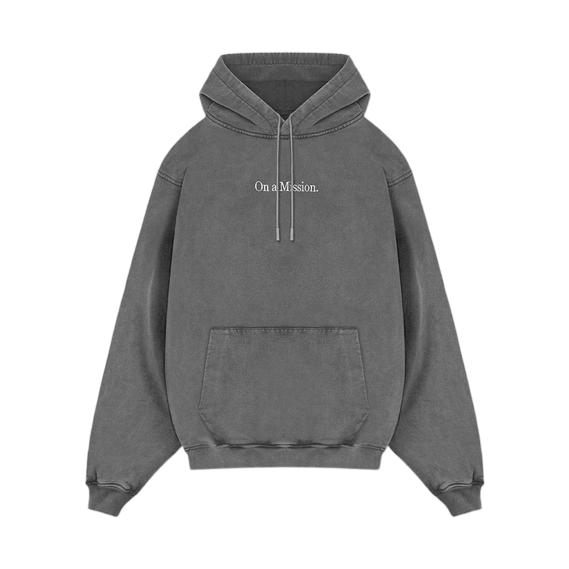 247리프레젠트 247 온 어 미션 후디 에이지드 블랙(247represent 247 On A Mission Hoodie Aged Black) - 1