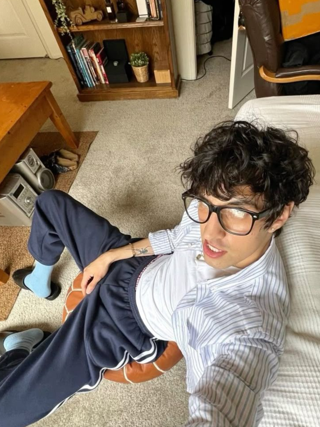 BLUE ELEPHANT Ava Leopard, Oakley Eye Jacket Redux Matte Black Frame Prizm Grey Lenses High Bridge Fit 착용 스타일 - 3