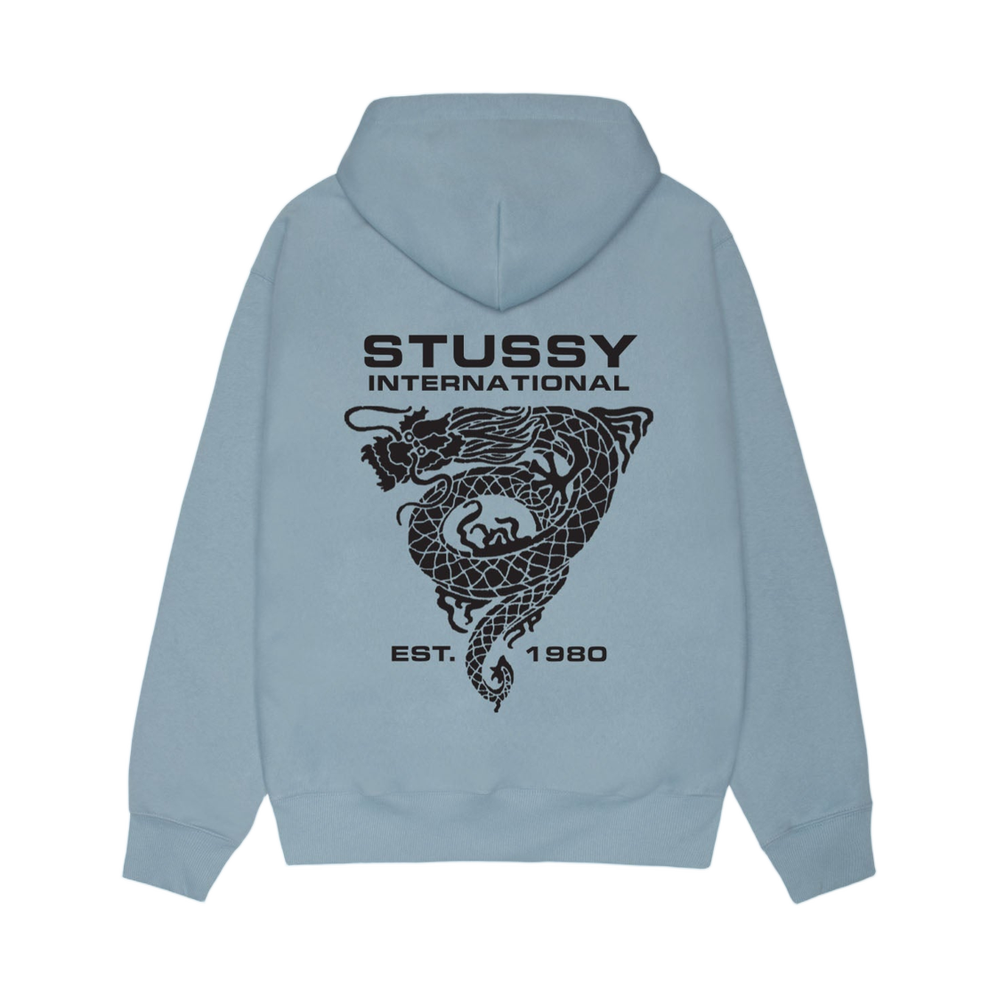 1925166 Stussy Dragon Hoodie Slate
