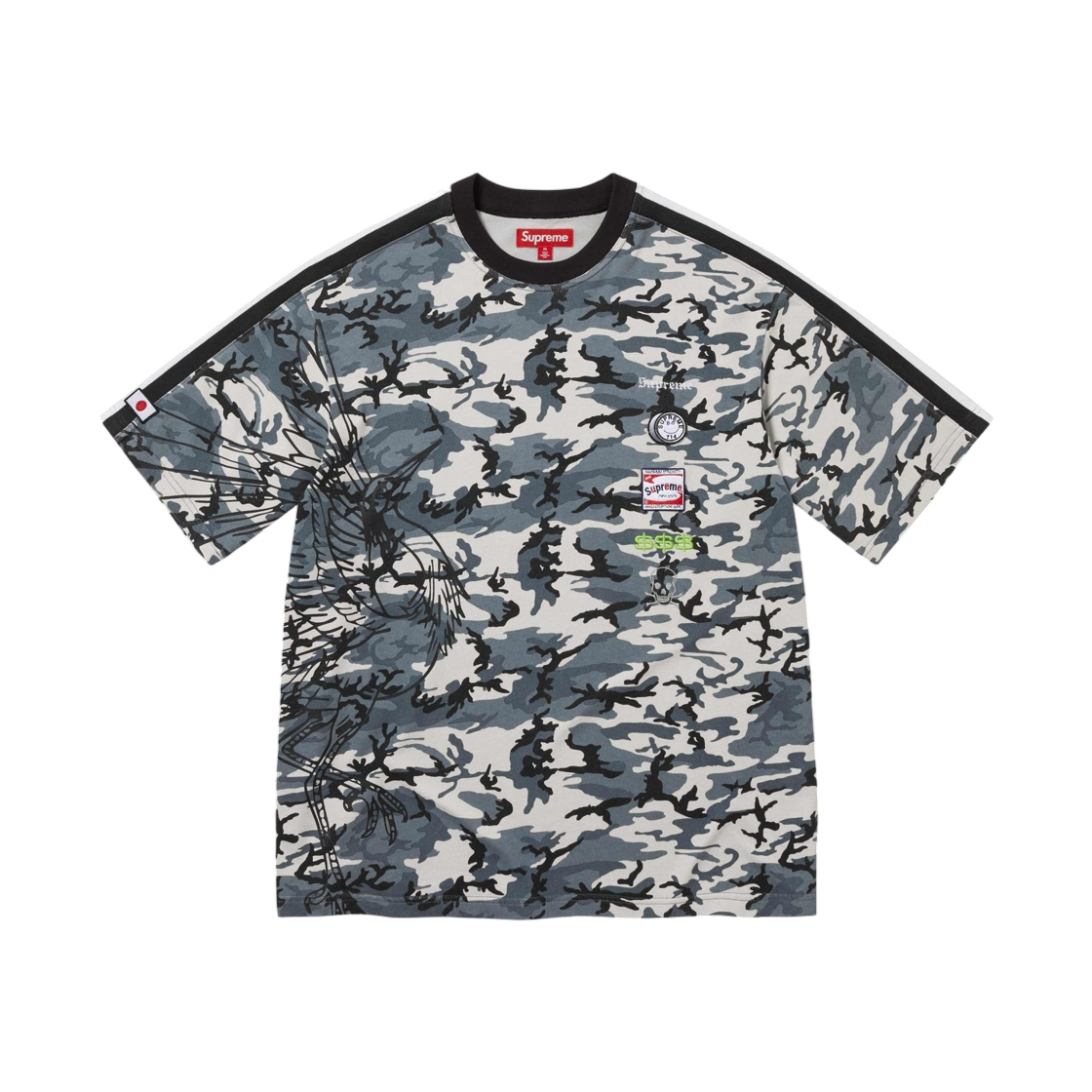 슈프림 크레인 숏슬리브 탑 블랙 카모 - 25FW(Supreme Crane S/S Top Black Camo - 25FW) - 2
