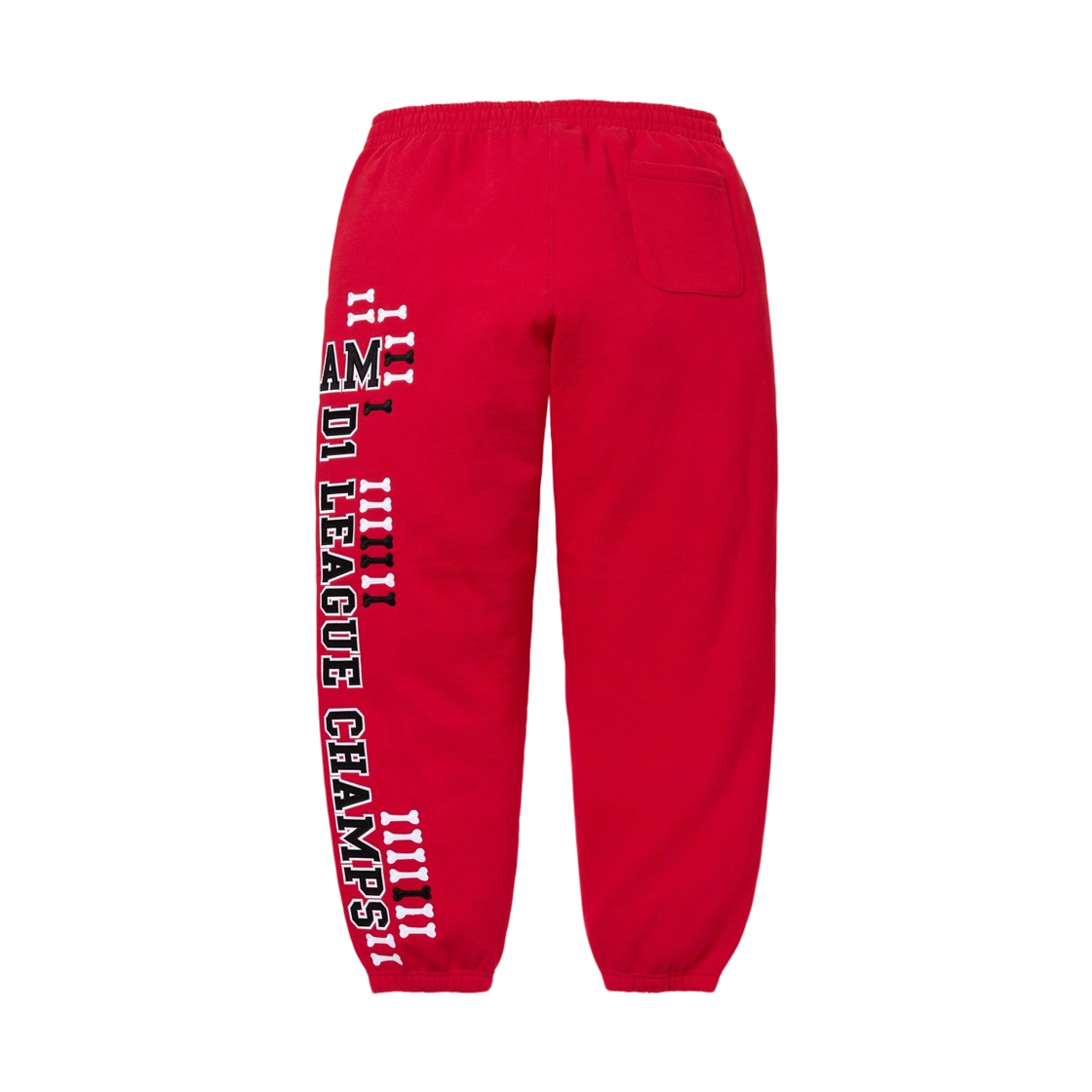 슈프림 리그 챔스 스웨트팬츠 레드 - 25FW(Supreme League Champs Sweatpant Red - 25FW) - 2