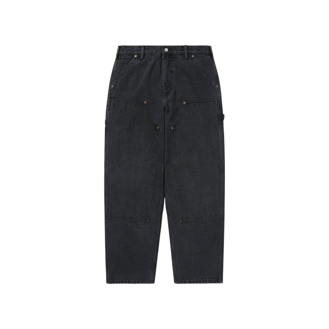 TN253DPAOP03BLK Thisisneverthat Denim Double Knee Pants Black