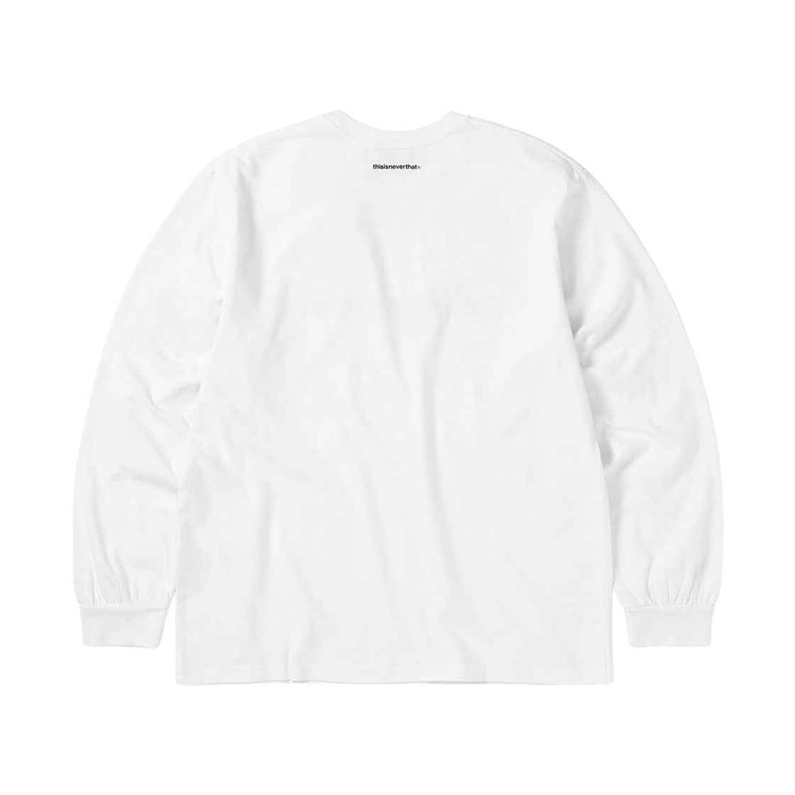 디스이즈네버댓 T 로고 롱슬리브 티셔츠 화이트(Thisisneverthat T Logo L/S T-Shirt White) - 2