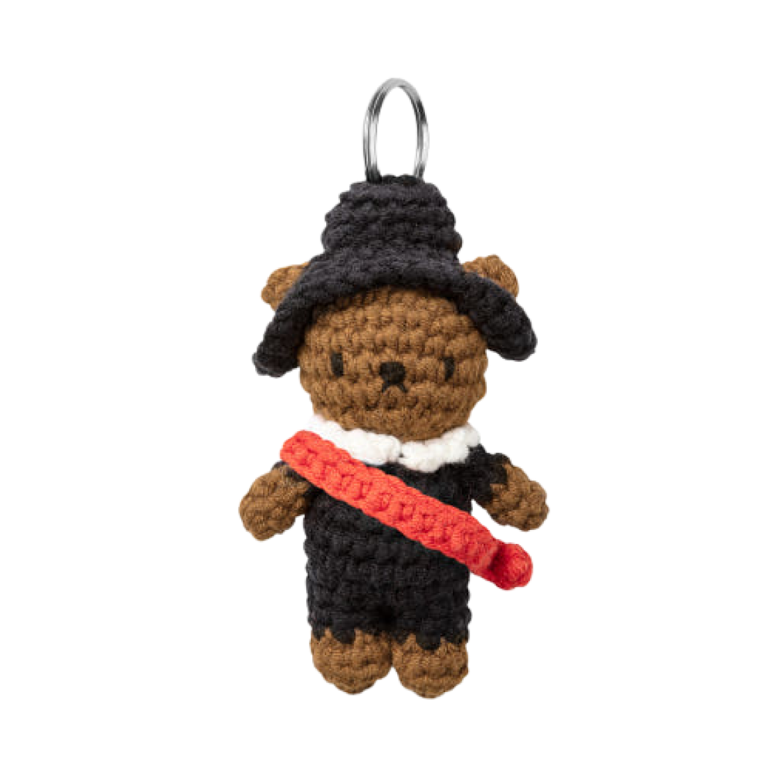미피 x 저스트 더치 보리스 나이트워치 뜨개질 인형 키링(Miffy x Just Dutch Boris Night Watch Knitted Plush Keyring)