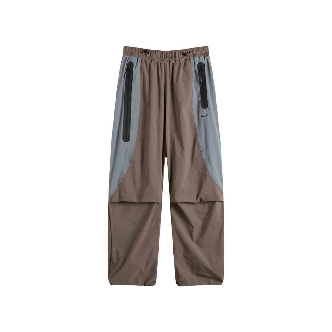 Nike Nike Tech Dri-Fit Woven Colour Block Oversized Trousers Cave Stone Cool Grey - Asia · XL
