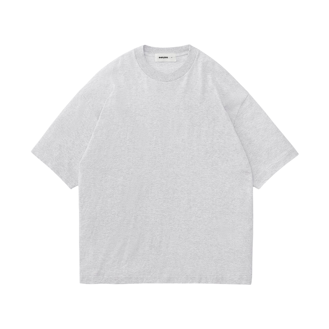- everyone American Cotton T-Shirt Ash