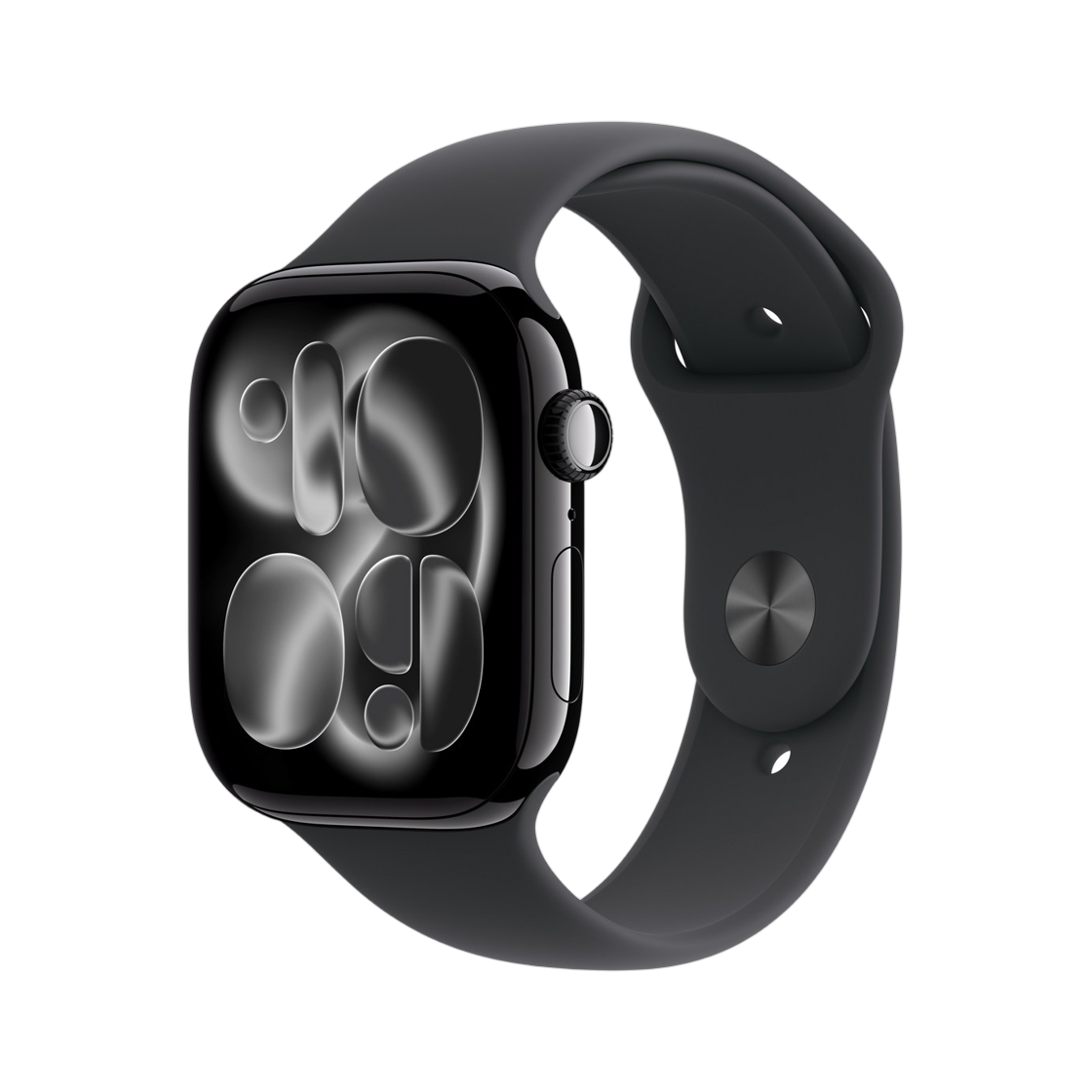 애플 워치 11 46mm GPS 블랙 알루미늄 케이스 스포츠 밴드 M/L 블랙 (국내 정식 발매 제품)(Apple Watch Series 11 46mm GPS Black Aluminum Case with Sport Band M/L Black (Korean Ver.))
