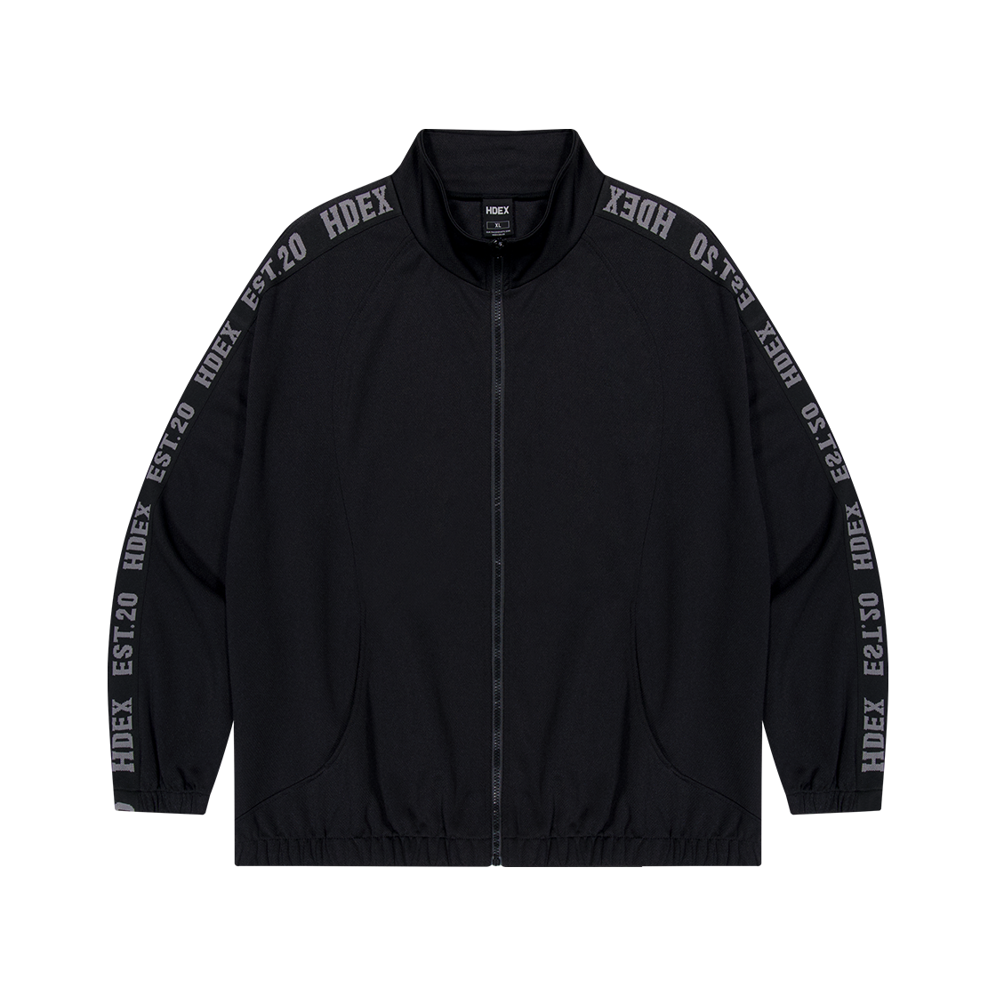 테이프 매쉬 트랙 자켓 (Black)(Tape Mesh Track Jacket Black)