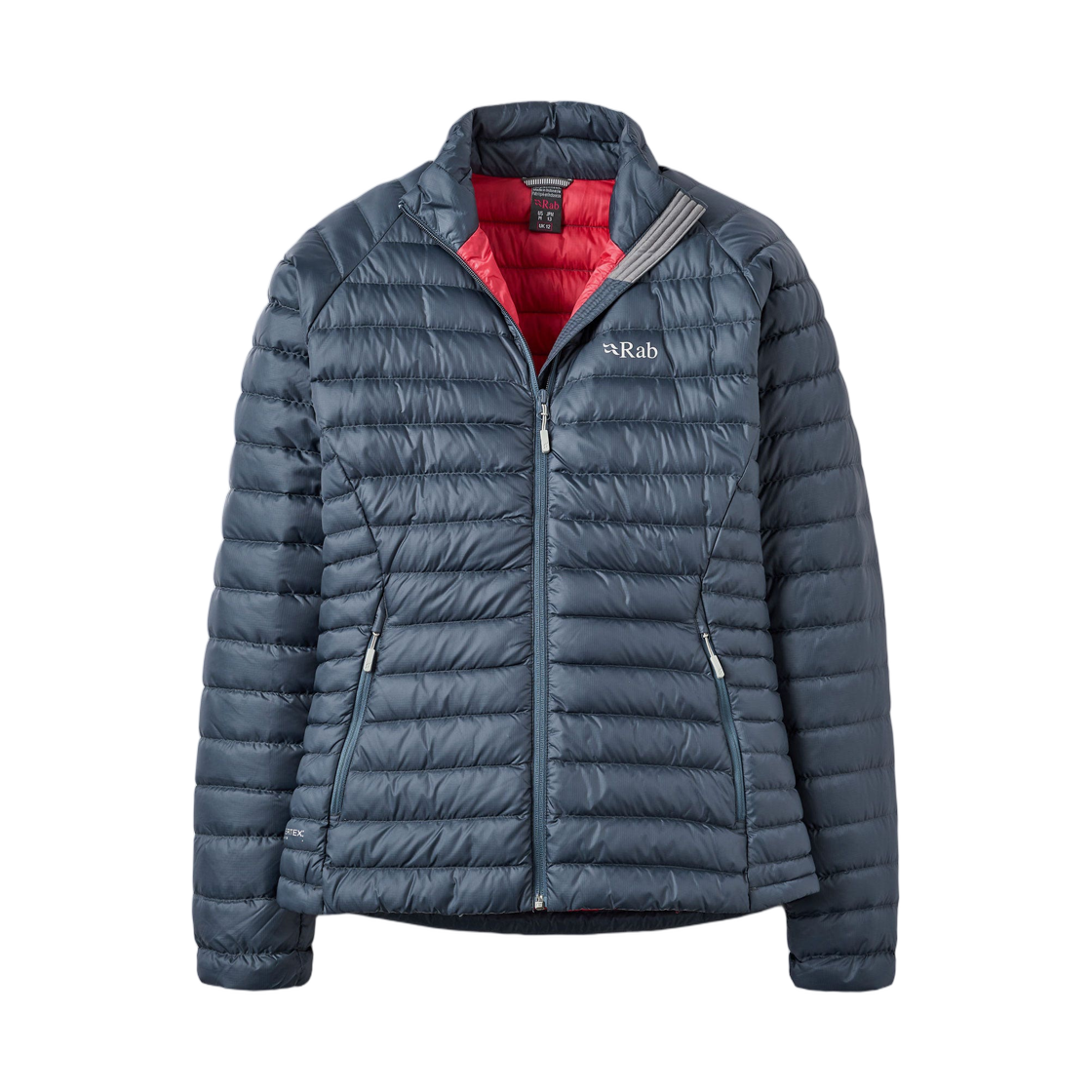 (W) 랩 마이크로라이트 다운 자켓 스틸((W) Rab Microlight Down Jacket Steel) - 1