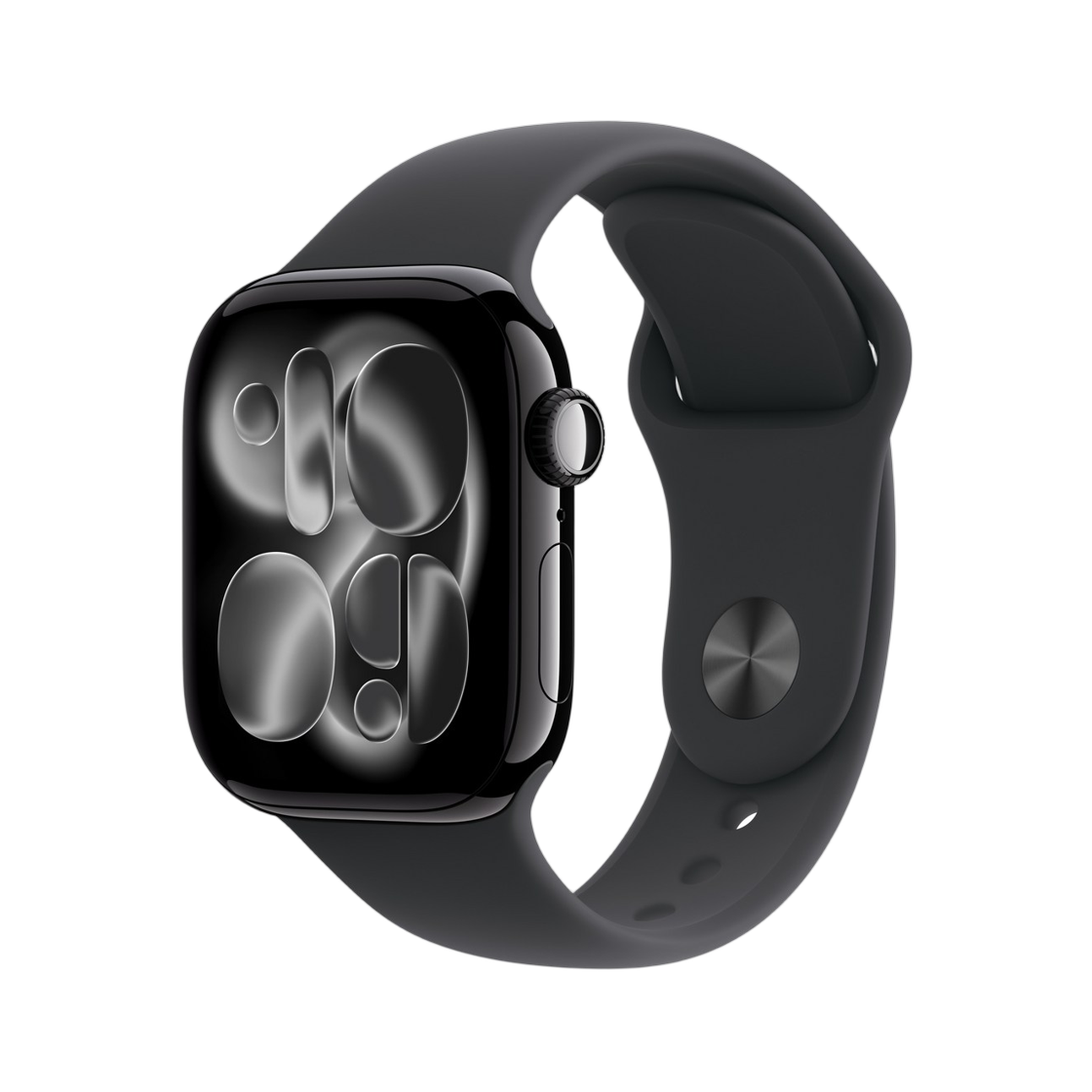 애플 워치 11 42mm GPS 제트 블랙 알루미늄 케이스 스포츠 밴드 S/M 블랙 (국내 정식 발매 제품)(Apple Watch Series 11 42mm GPS Jet Black Aluminum Case with Sport Band S/M Black (Korean Ver.))