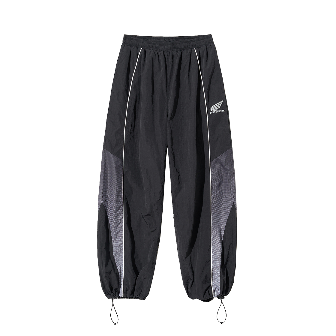 혼다 스피드 트랙 솔리드 나일론 팬츠 블랙(Honda Speed Track Solid nylon Pants Black)